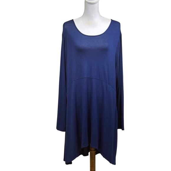 Chico's Dresses & Skirts - Chico's navy knit dress, 3 (XXL), minimalist, artsy, everyday, elevated basics